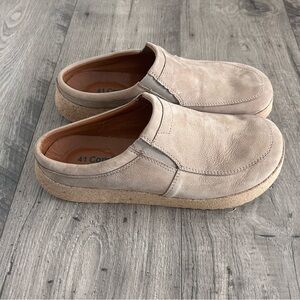 Comfortfusse Stark Slippers Clogs Beige Suede EU 41, US 10-10.5